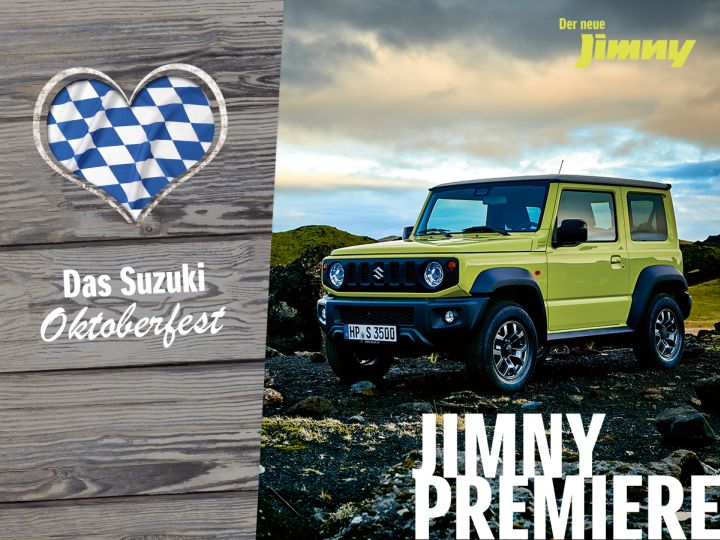 Der Neue Suzuki Jimny Premiere 20.10.2018 von 10:00 – 16:00 Uhr.