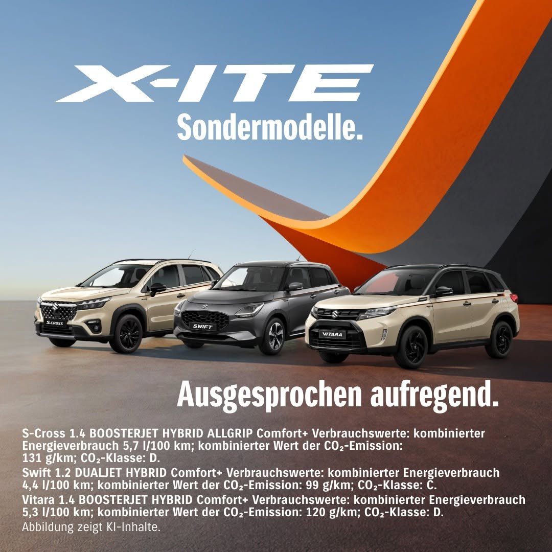 Suzuki X-ITE Sondermodelle Suzuki X-ITE Sondermodelle